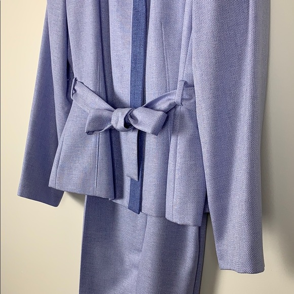 Larry Levine Purple Pant Suit - Picture 3 of 8